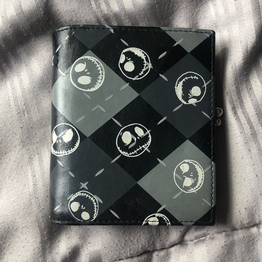 RARE Jack skeleton wallet